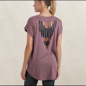 Round Neck Cutout Yoga Exercise Top